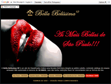 Tablet Screenshot of bellabelissima.com